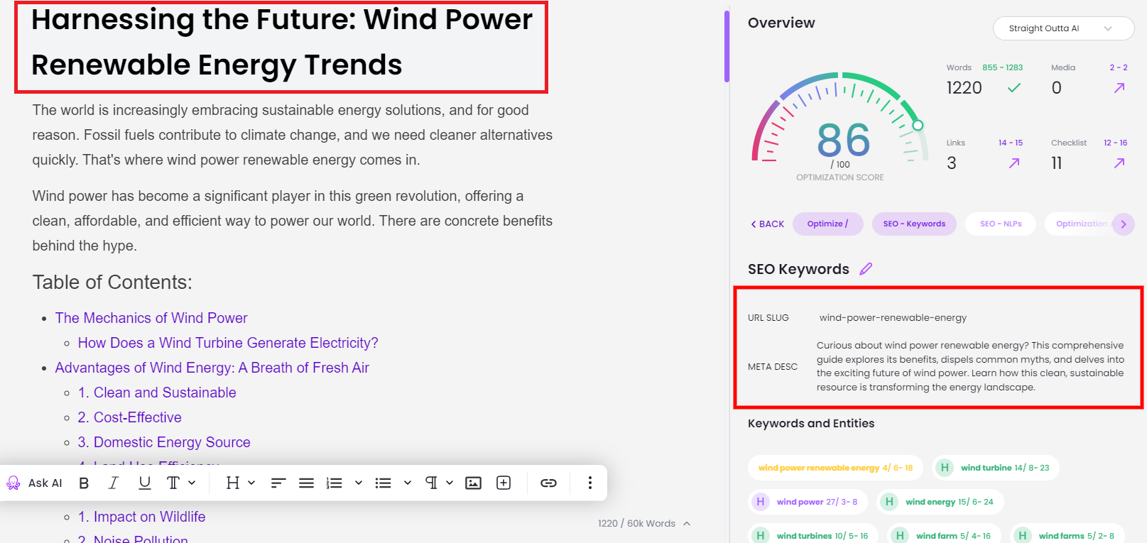 keyword optimization