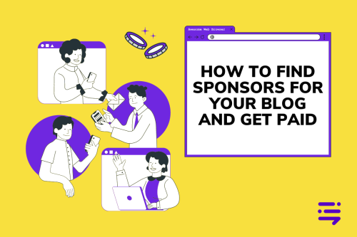 how to get sponsors for your blog