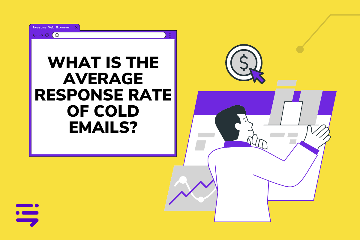 average response rate of cold emails