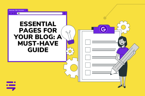 essential pages for your blog