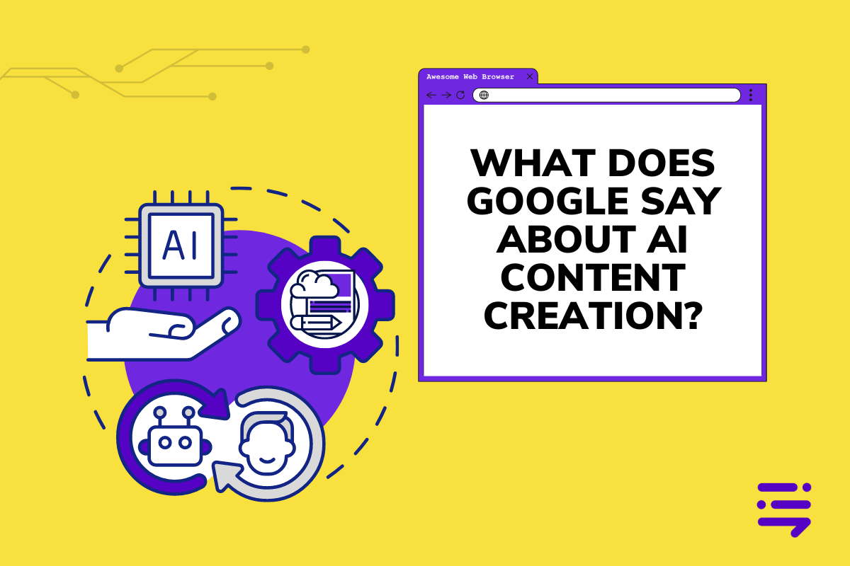 what does google say about ai content creation