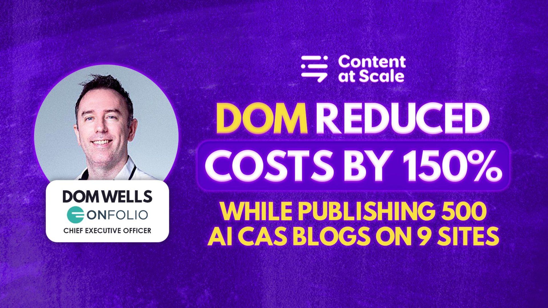 dom wells onfolio case study