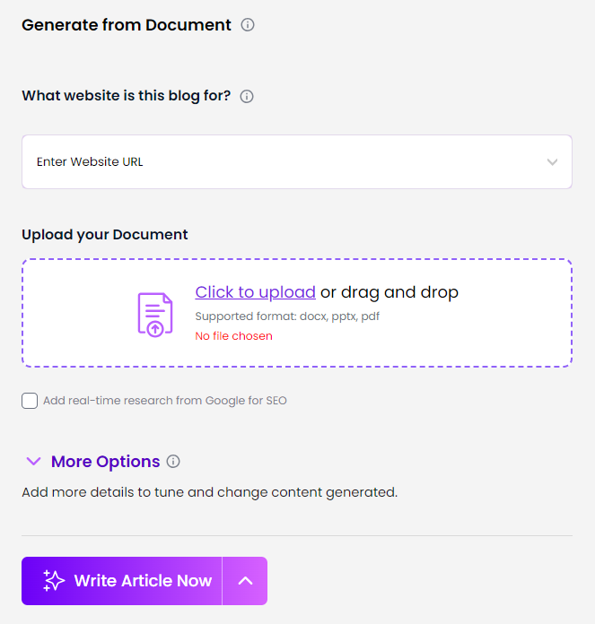 generate a blog post from a document with brandwell