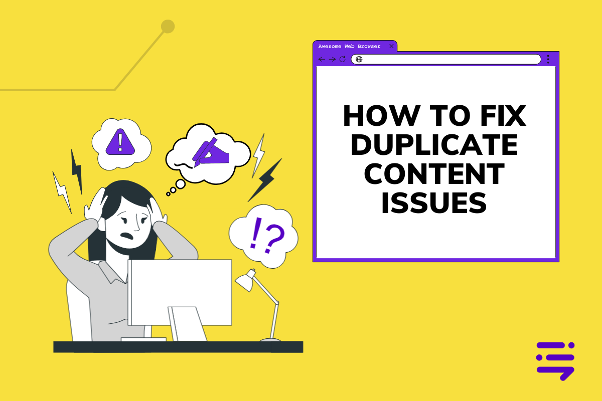 how to fix duplicate content issues