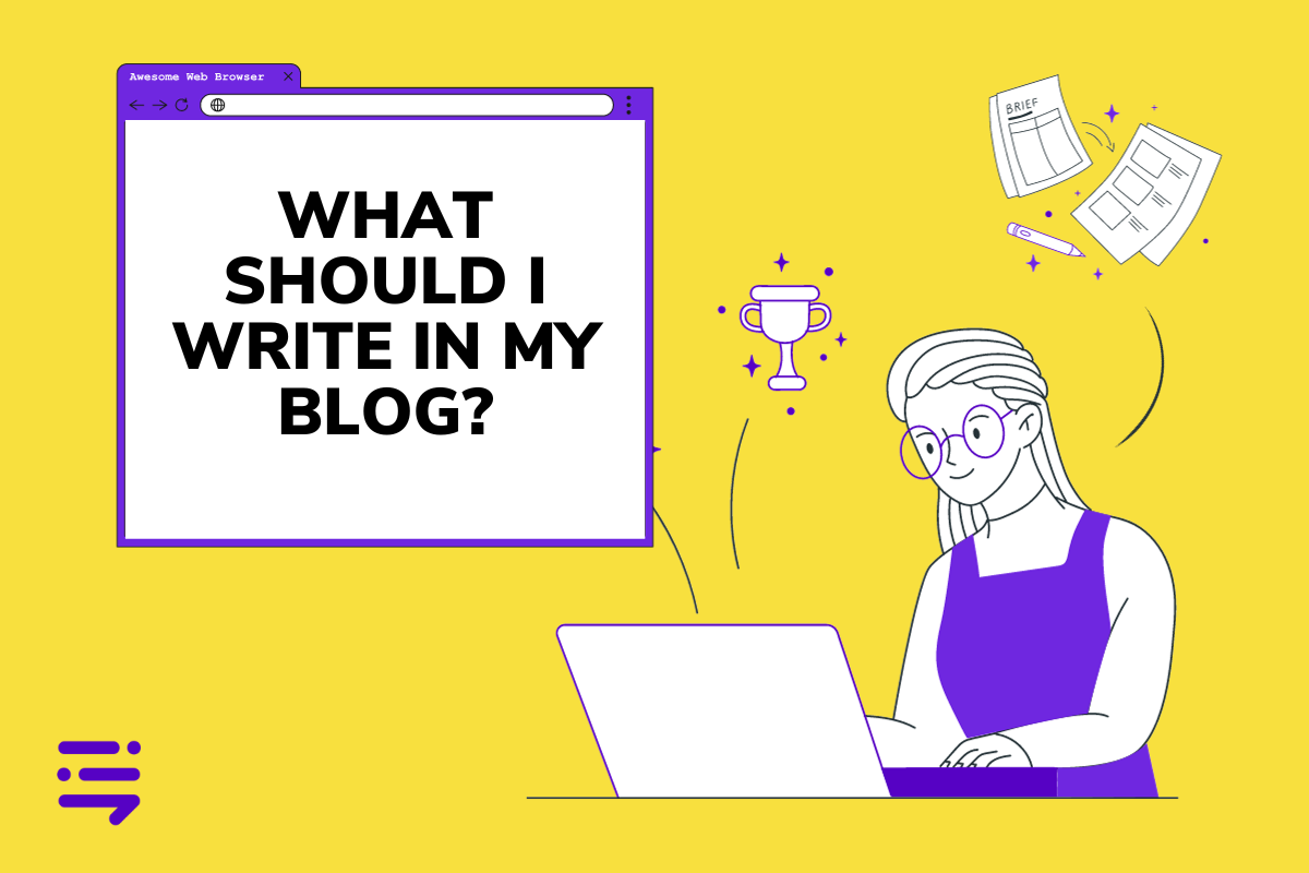 what should i write in my blog