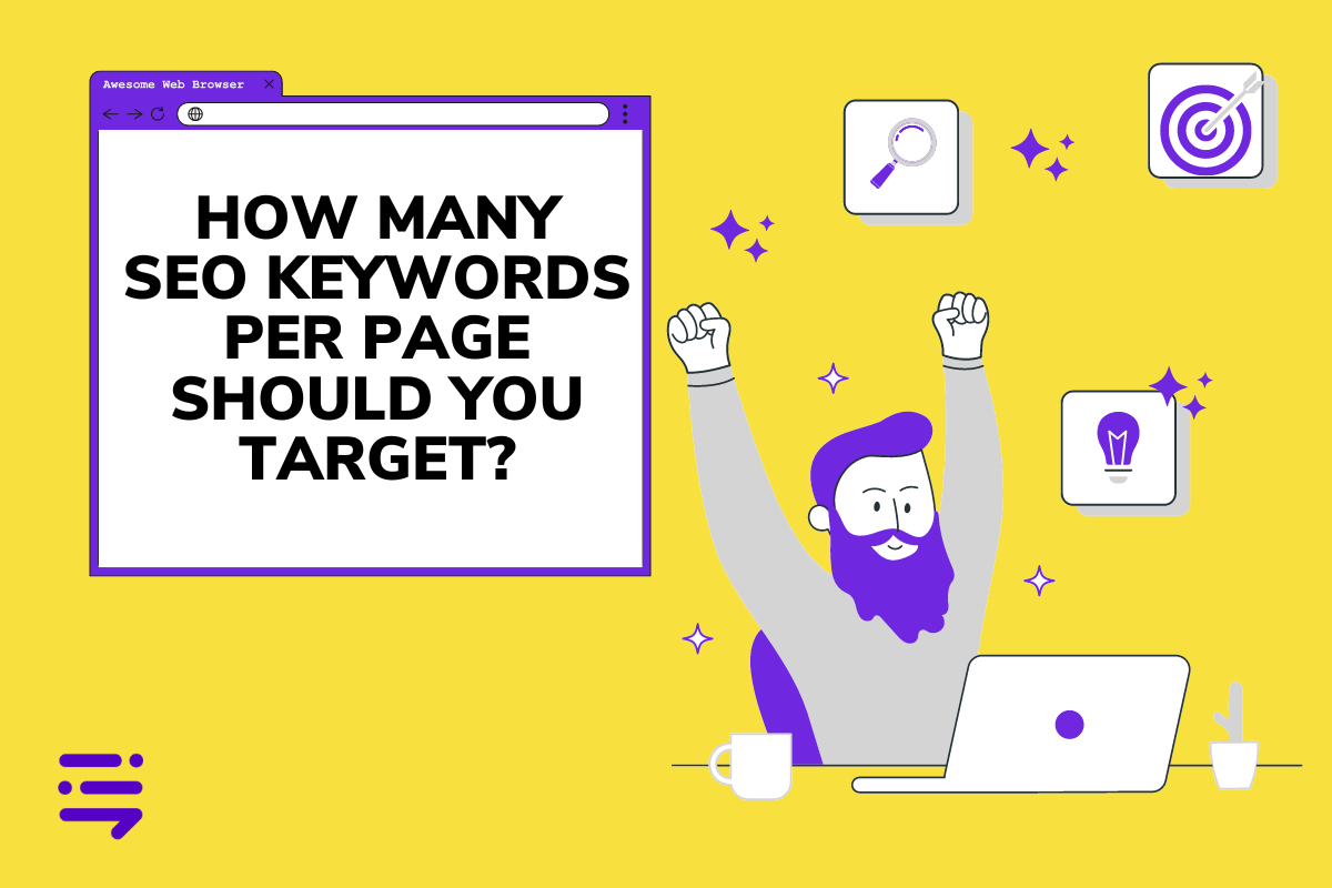 how many SEO keywords per page to use