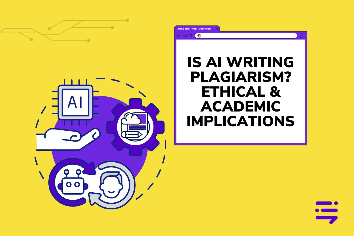 is AI writing plagiarism