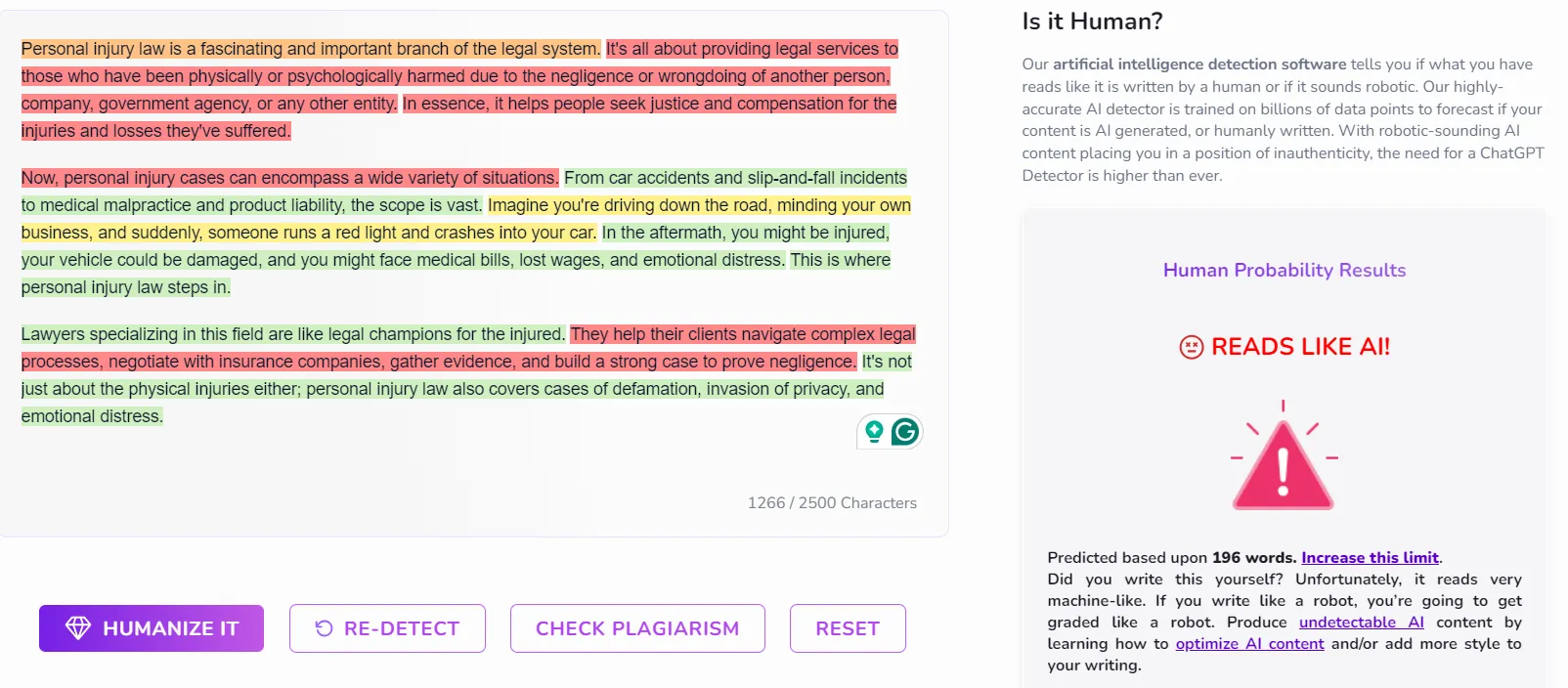 AI detector